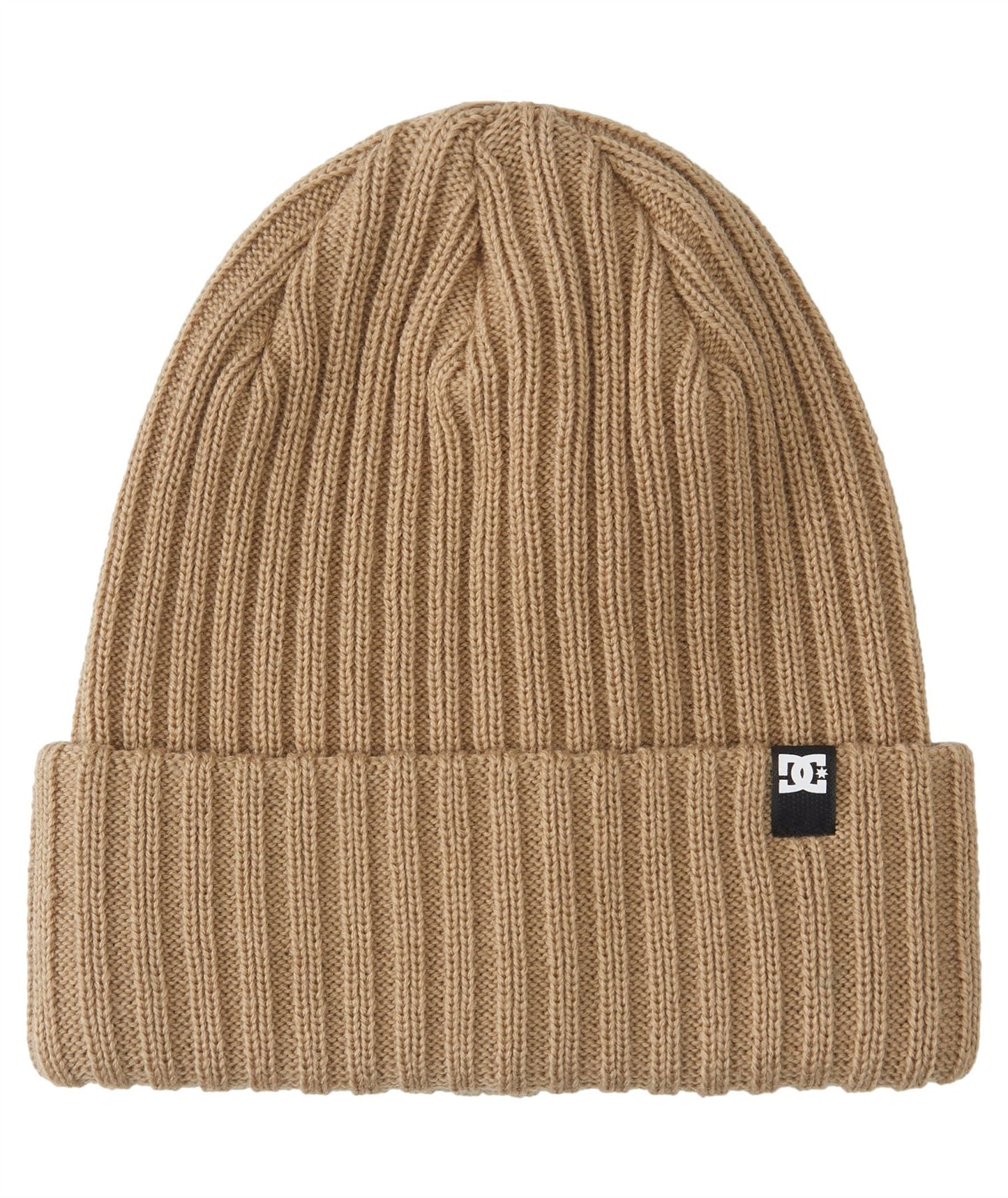 DC Shoes Men's Knitted Cuff Beanie ~ Fish n Destroy brown