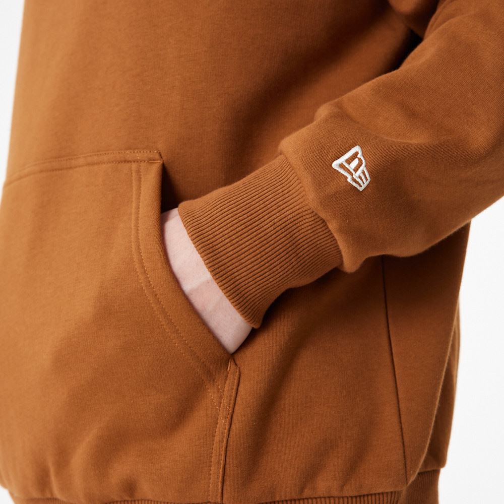 New Era Mens League Essential Crew Neck OS Hoody ~ LA Dodgers brown