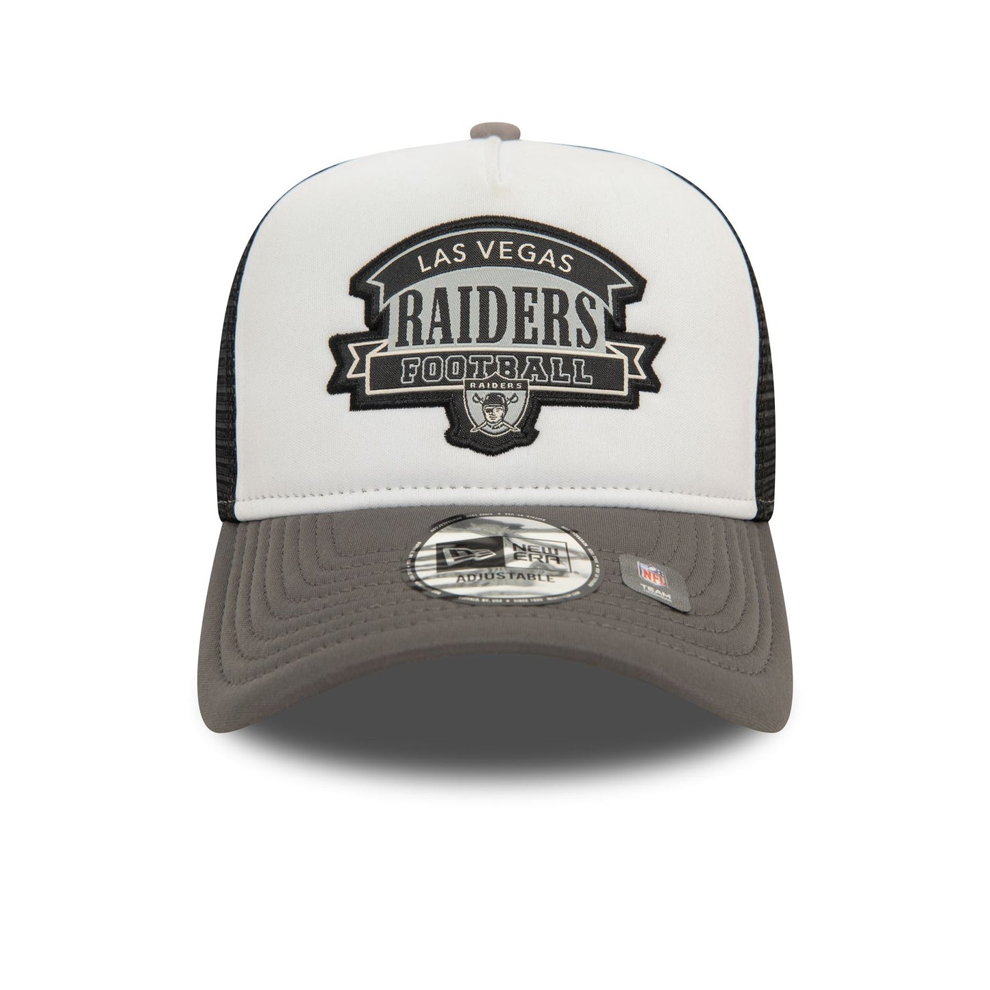 New Era Mens NFL Las Vegas Raiders Trucker Cap