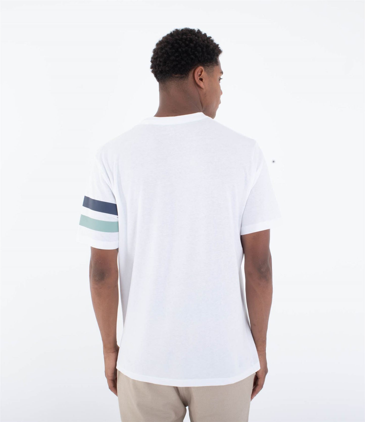 Hurley Oceancare Block Party T-Shirt Short Sleeve White