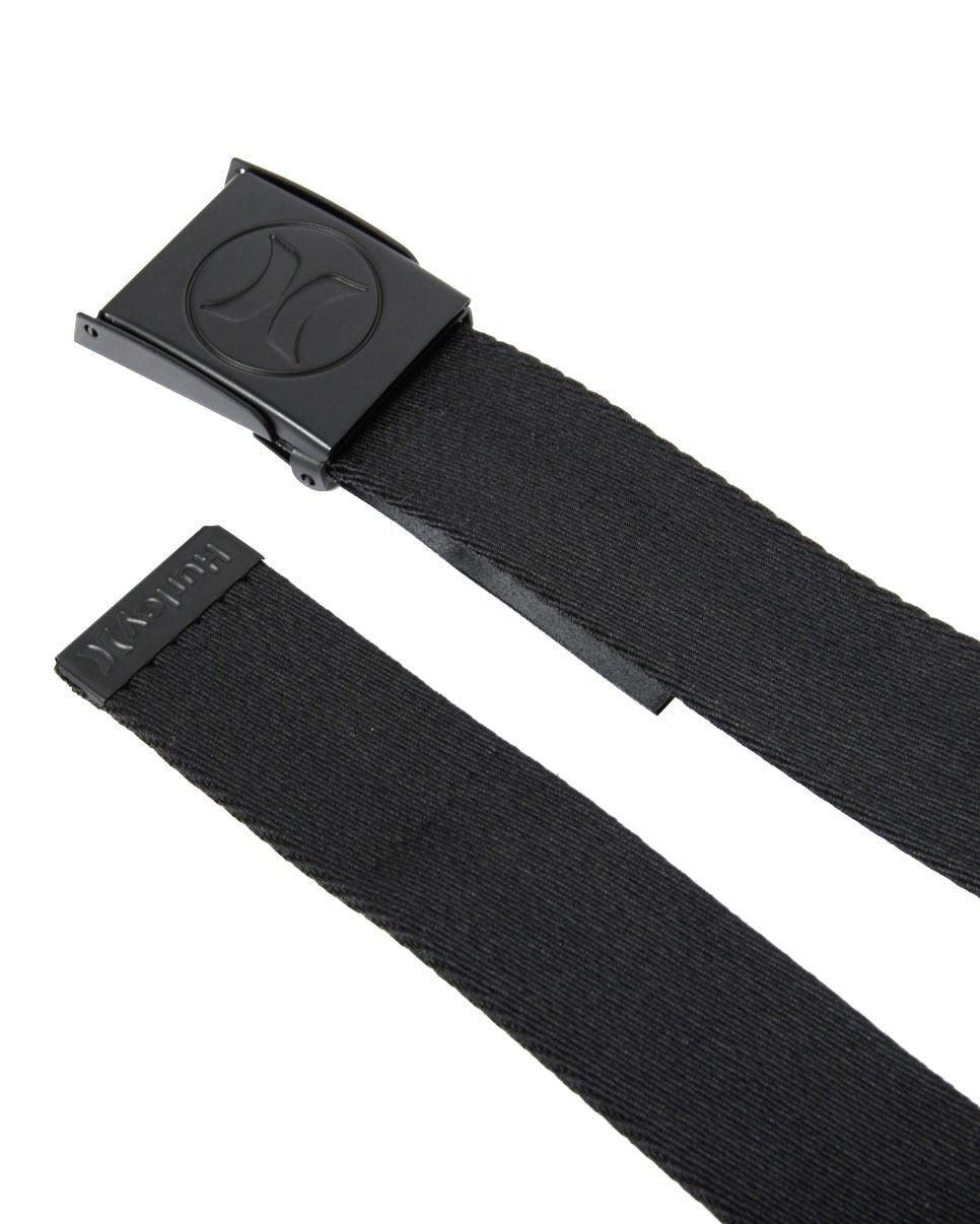 Hurley Mens Black Web Belt With Bottle Opener