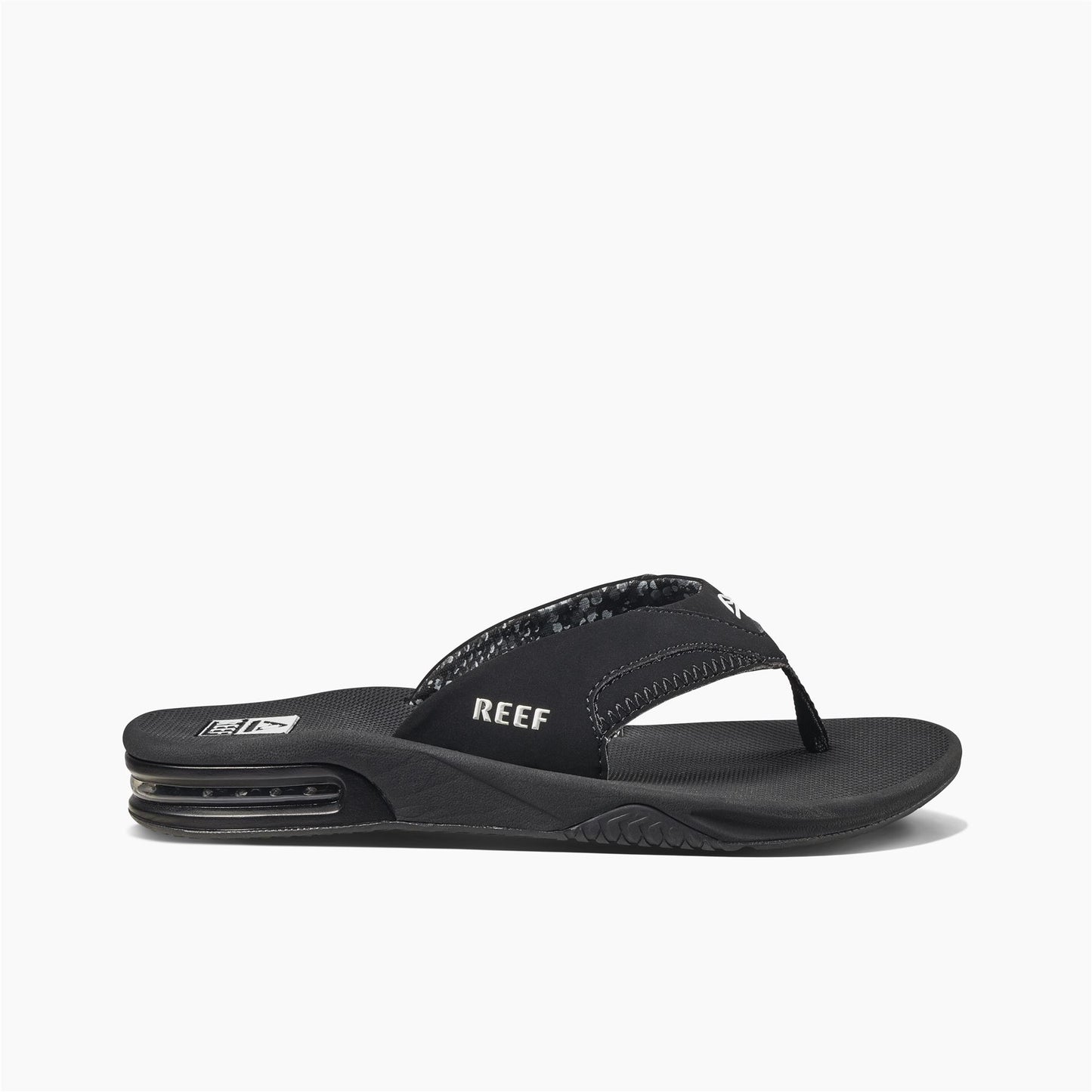 Reef Womens Sandals With Bottle Opener ~ Fanning black