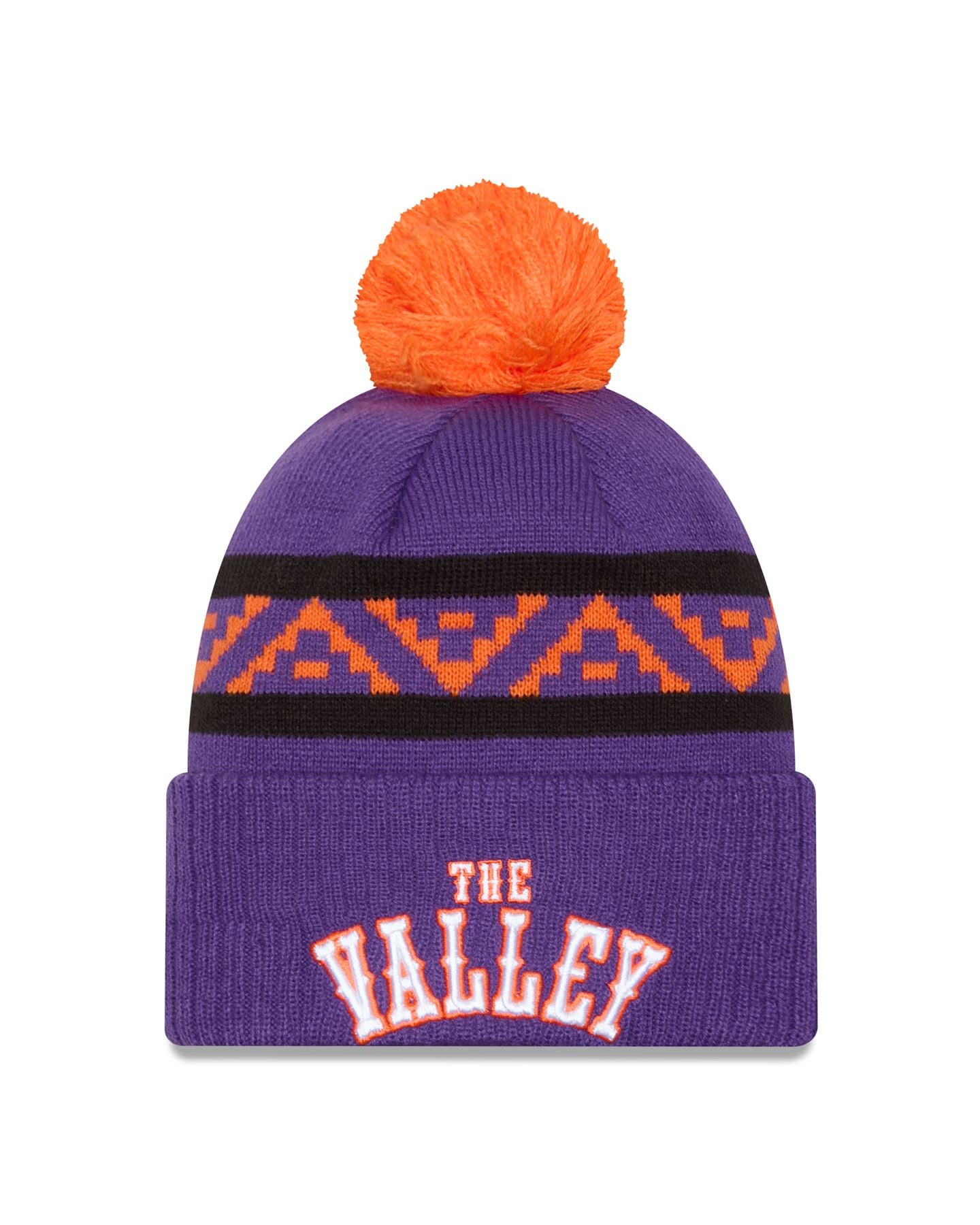 Phoenix Suns Knitted New Era Bobble Cuff Beanie