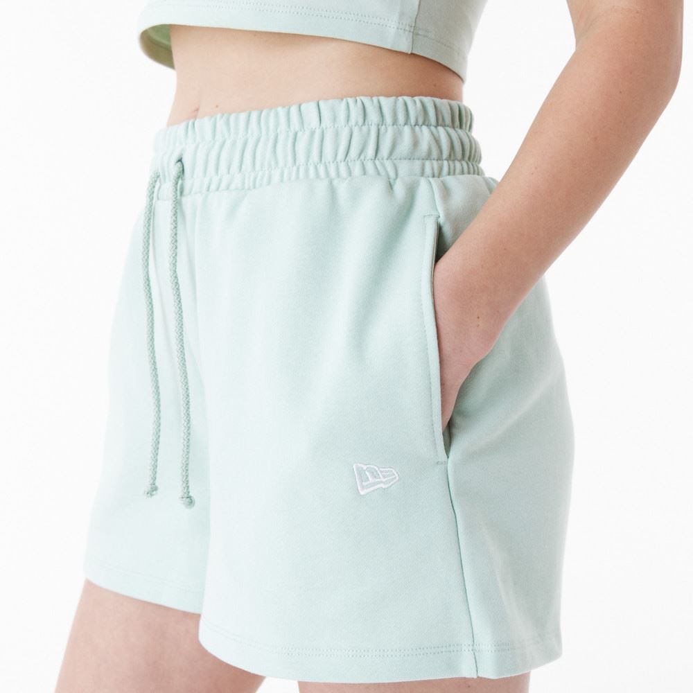 New Era Womens MLB Lifestyle Team Shorts ~ LA Dodgers mint