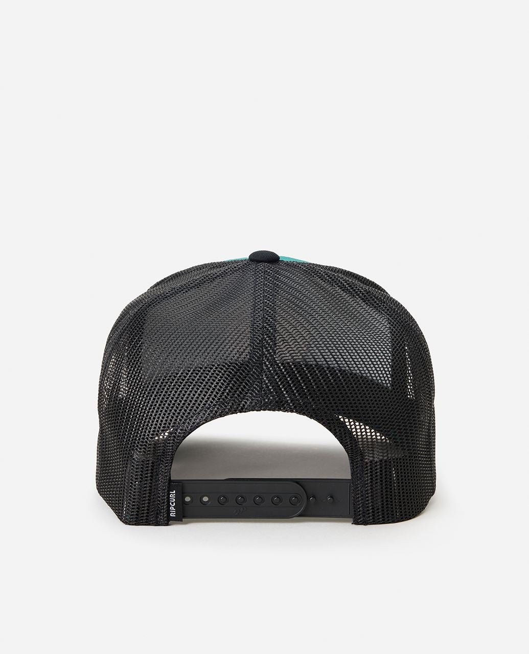 Rip Curl Cap Mens Routine Trucker Yupoong Cotton Snapback Curve Visor Black