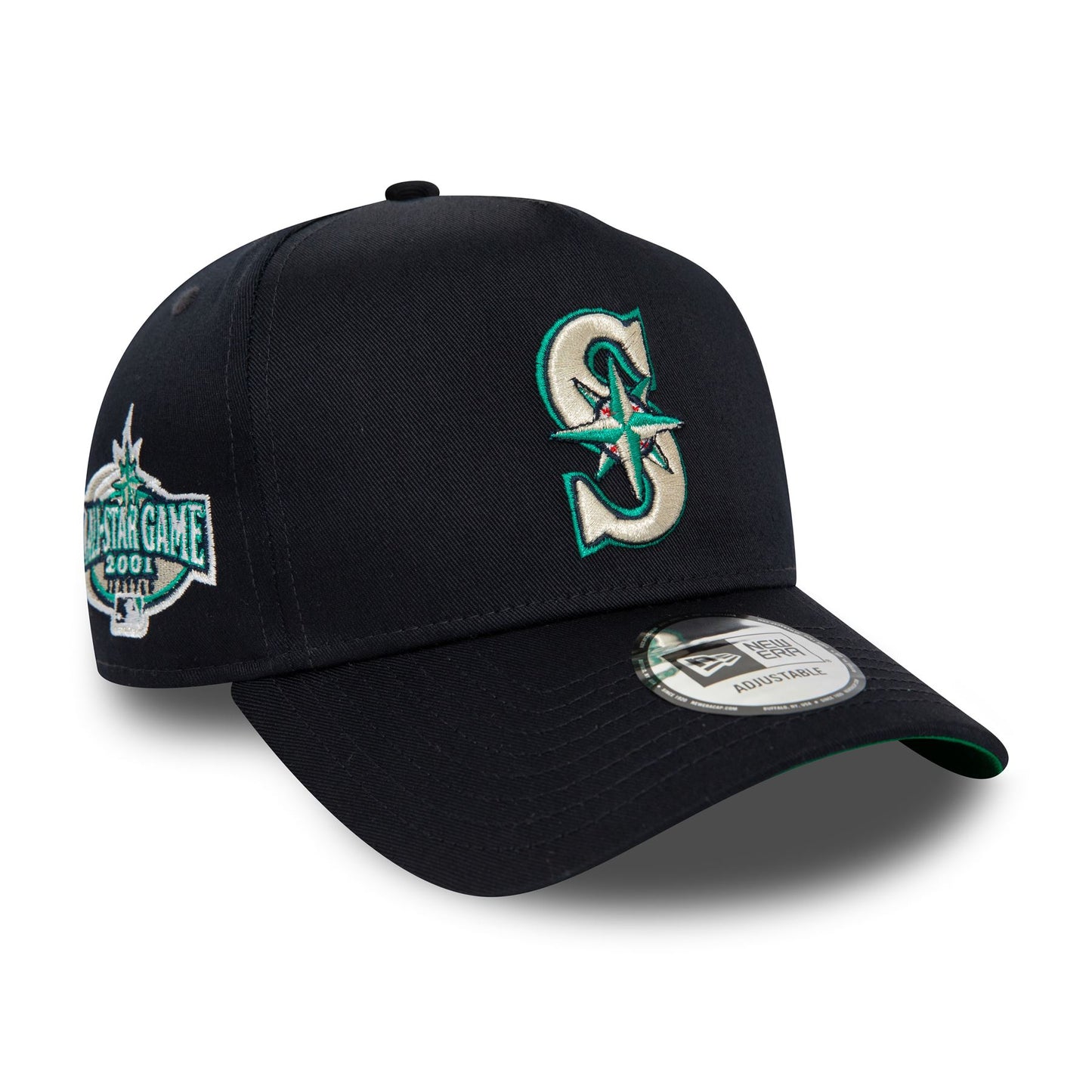 New Era Mens World Series Patch 9Forty EF Snapback Cap ~ Seattle Mariners