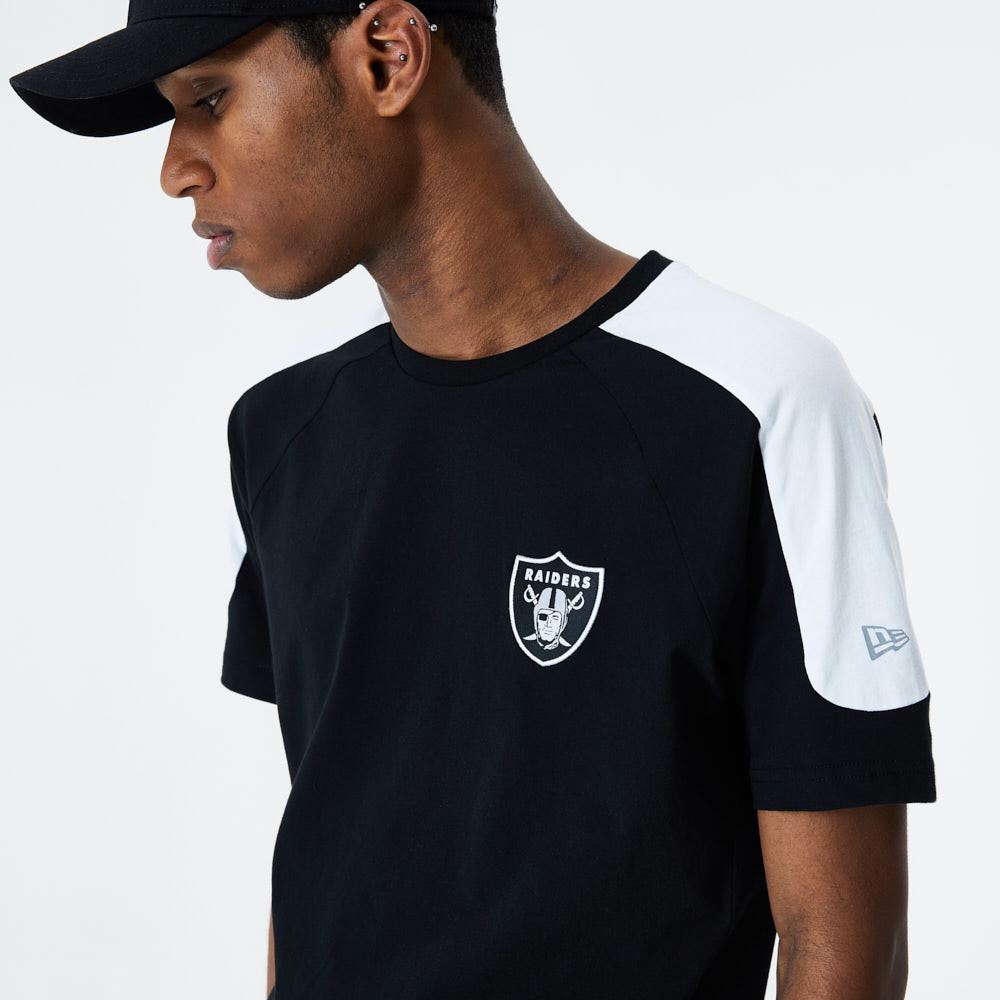 Las Vegas Raiders tshirt short sleeve mens cotton crew neck black New Era