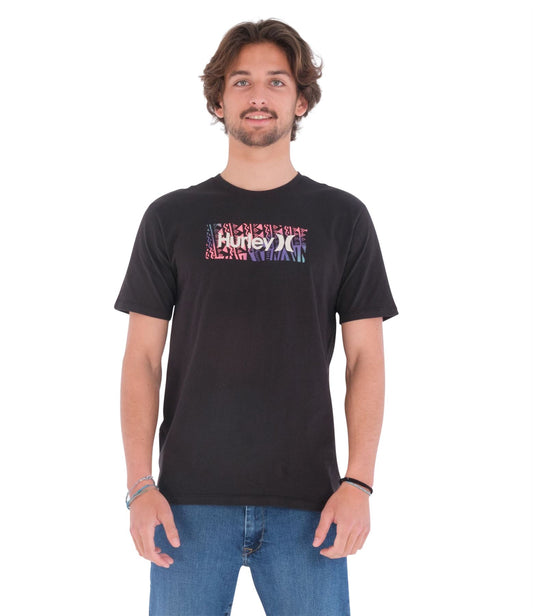 Hurley Men's Cotton T-Shirt ~ Venice Punk black