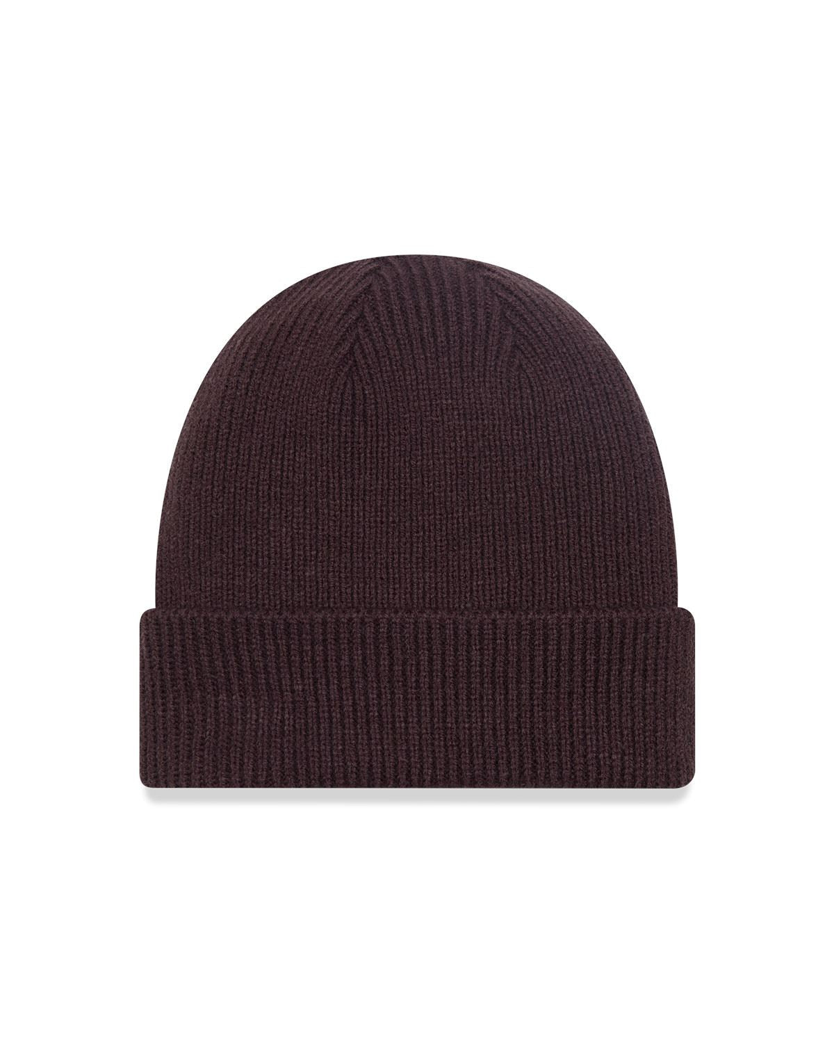 New Era Mens Wool Knitted Cuff Beanie ~ New Era brown