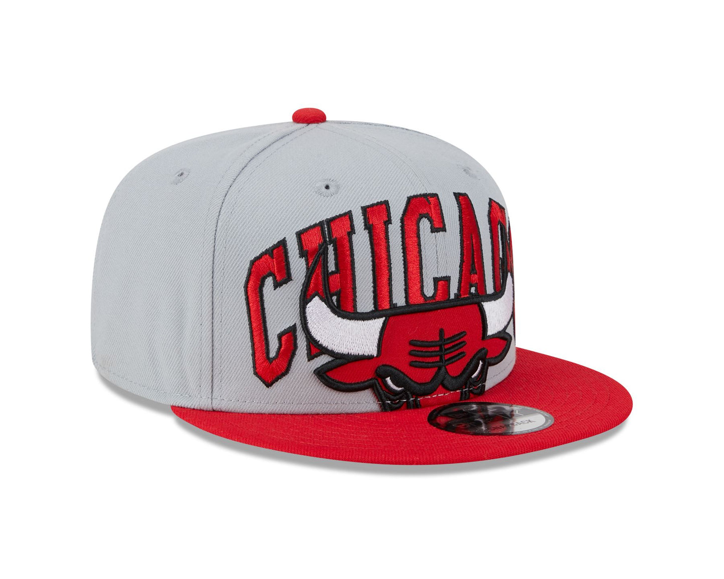 New Era Mens NBA Authentics 9Fifty Cap ~ Chicago Bulls Tip-Off grey