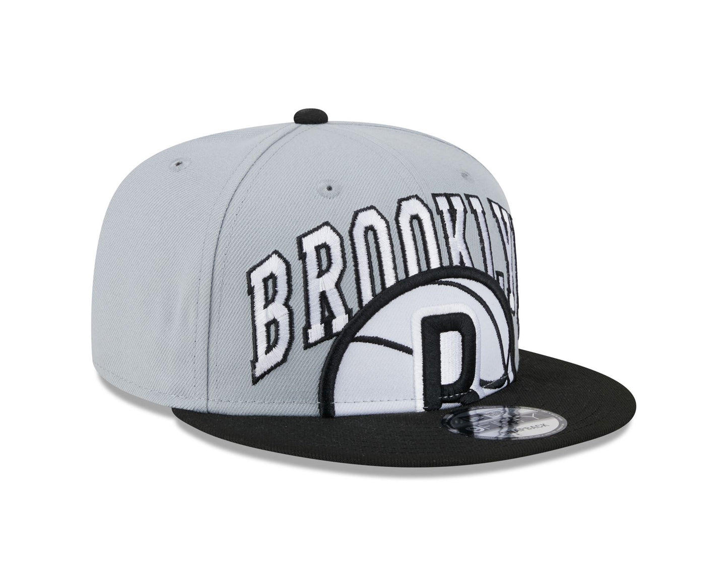 New Era Mens NBA Authentics 9Fifty Cap ~ Brooklyn Nets Tip-Off grey