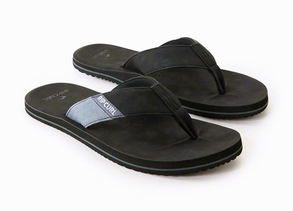 Rip Curl Flipflop Oxford Bloom Open Toe Black Grey