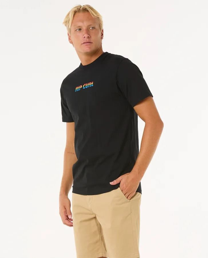 Rip Curl Surf Big Mumma Icon SS Mens T-Shirt Black