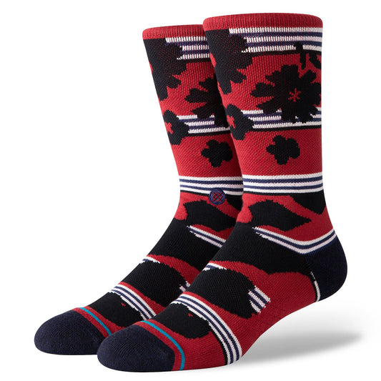 Stance Inline Men's Socks ~ Berner burgundy