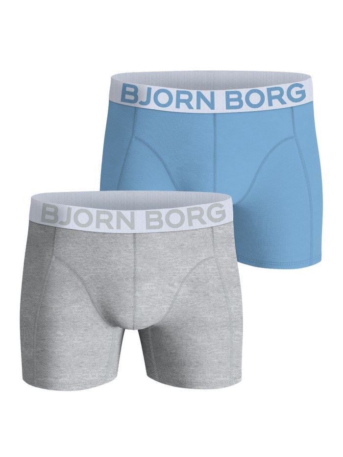 Bjorn Borg  2 Pack Organic Cotton Stretch Boxer Shorts