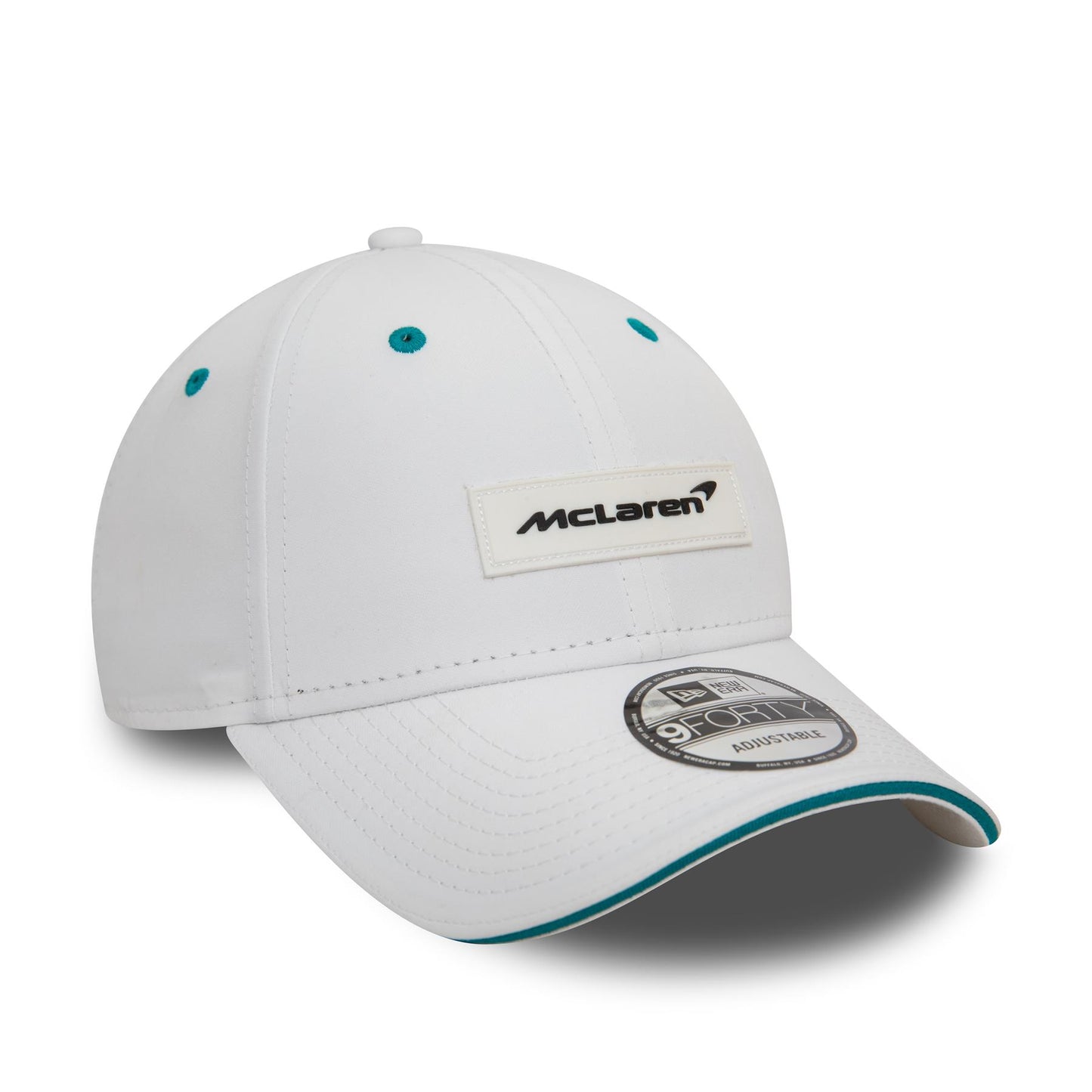 New Era Mens BC08 FW Poly 9Forty Snapback Cap ~ McLaren F1 white