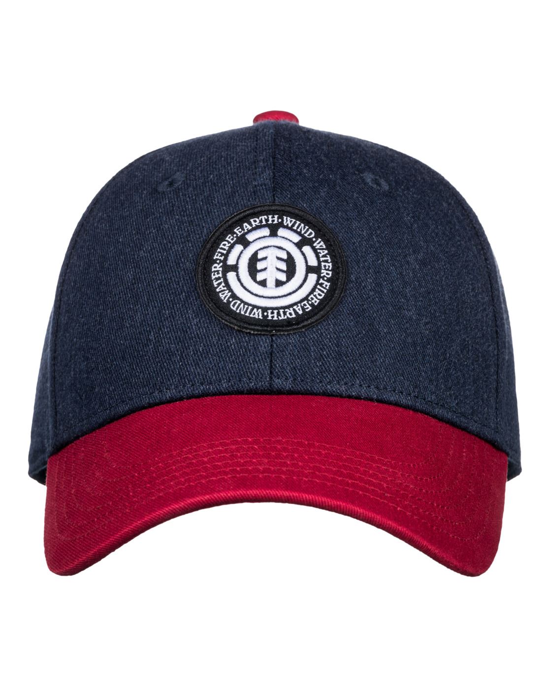 Element Mens Snapback Curve Cap ~ Treelogo 2 navy red