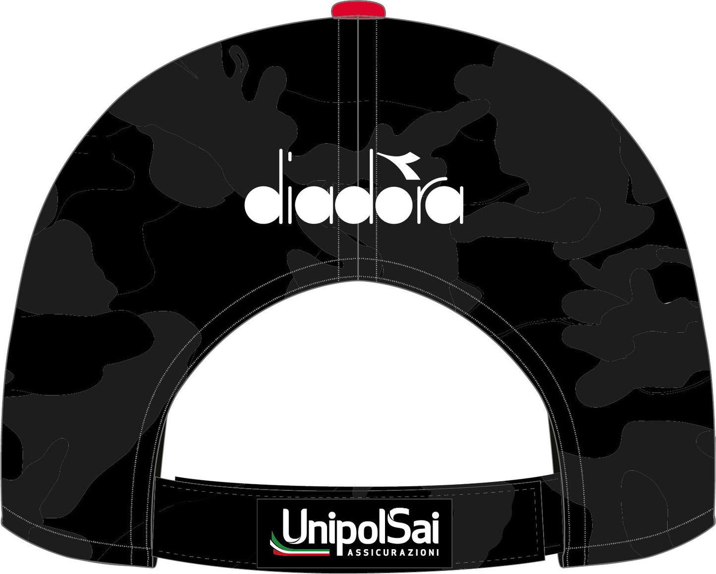 New Era Mens Team Camo 9Forty EF Cap ~ Ducati red