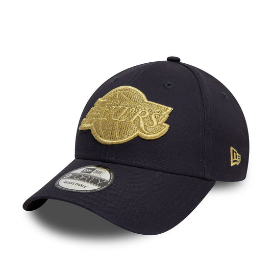 LA Lakers Metallic Navy 9FORTY Adjustable Cap