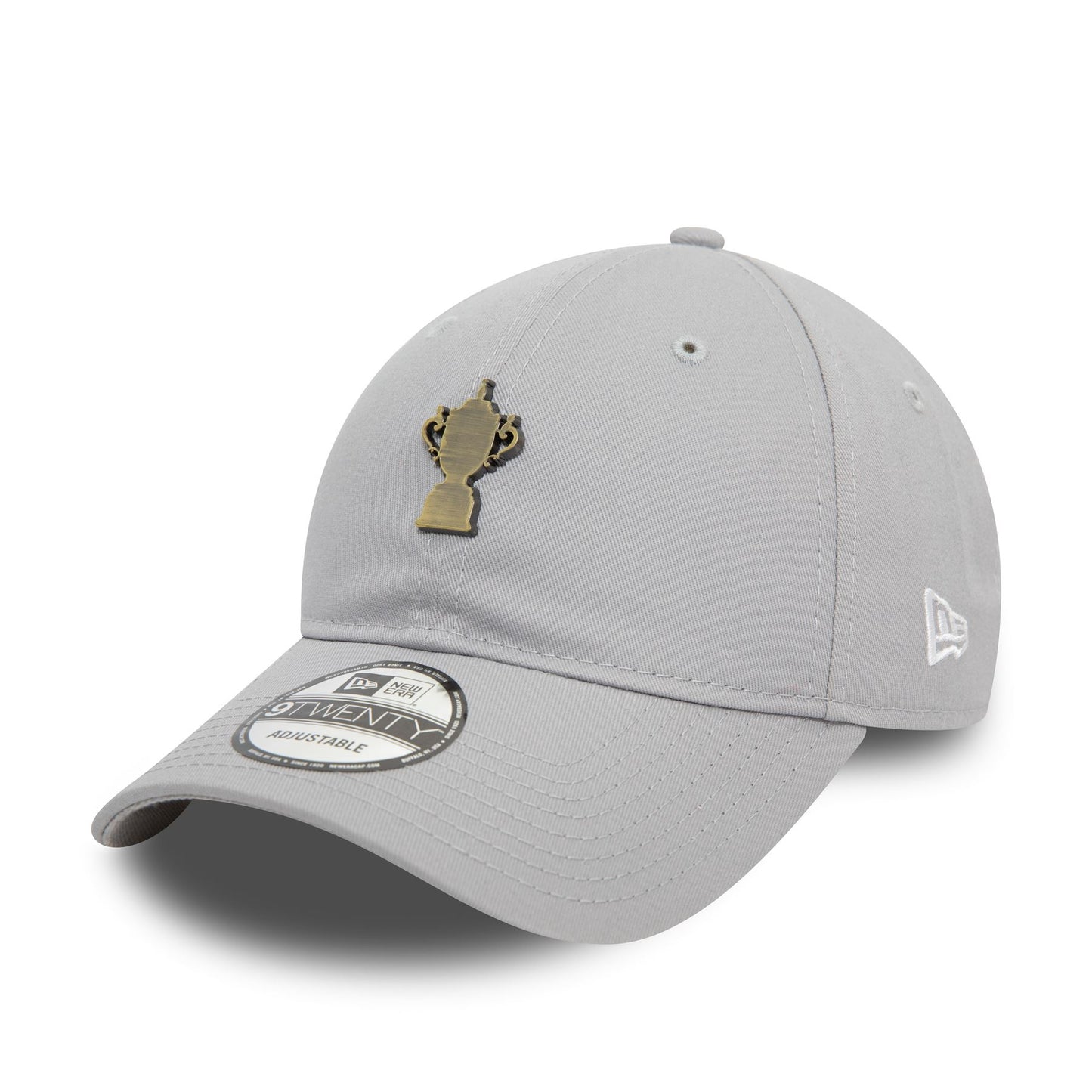 New Era Mens Adjustable 9Twenty RFU Cap ~ Webb Ellis Trophy Cup grey