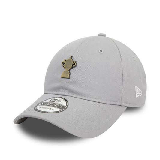 New Era Mens Adjustable 9Twenty RFU Cap ~ Webb Ellis Trophy Cup grey