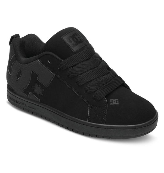 DC Shoes Leather Court Graffik Shoes Men Black