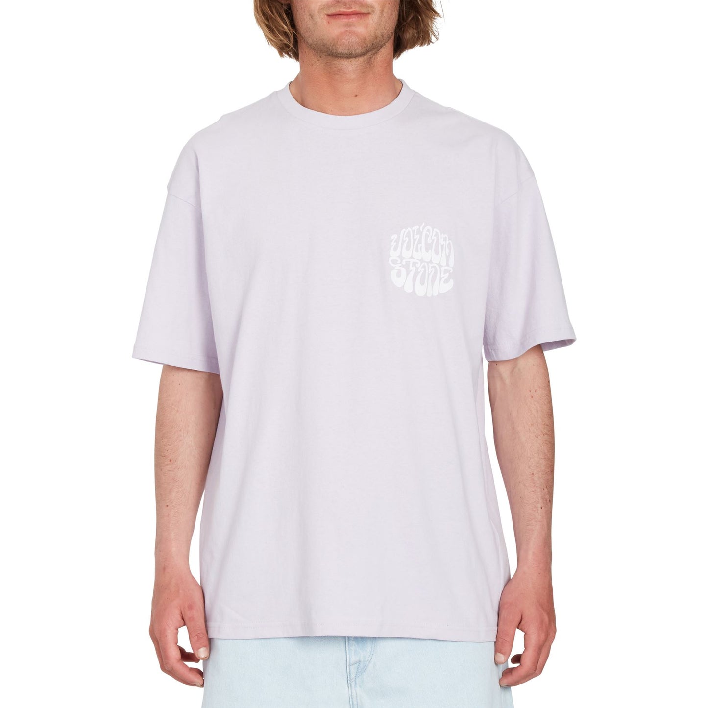 Volcom Cotton SS T-Shirt ~ Circle Trip lilac