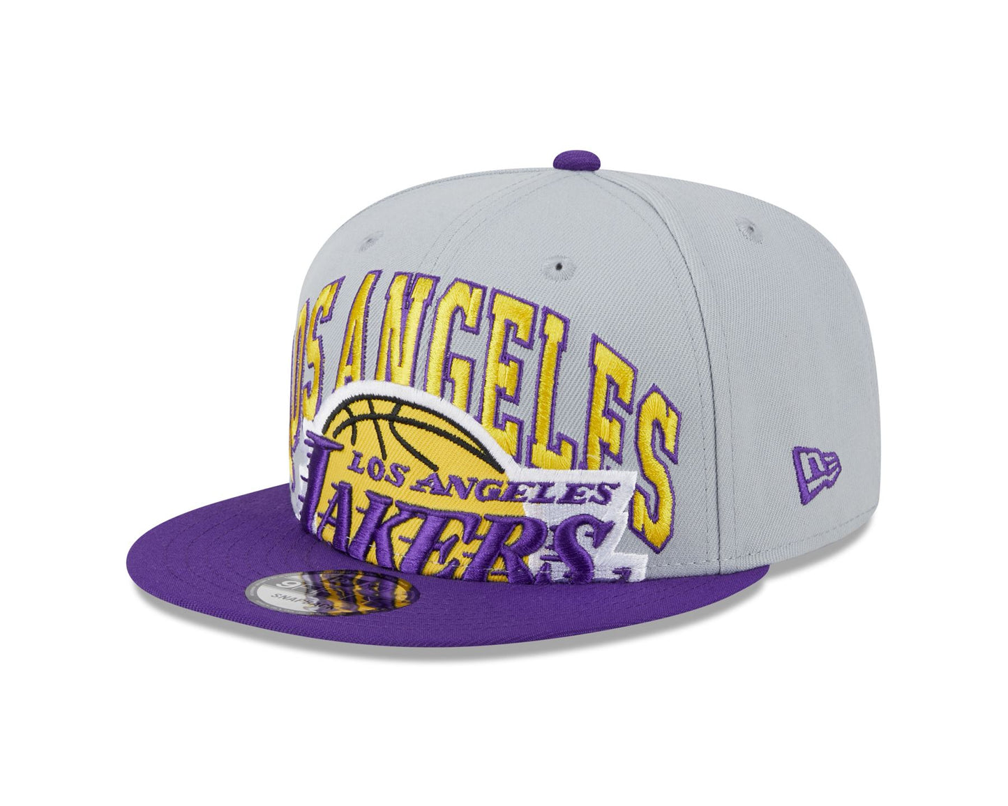 New Era Mens NBA Authentics 9Fifty Cap ~ LA Lakers Tip-Off grey