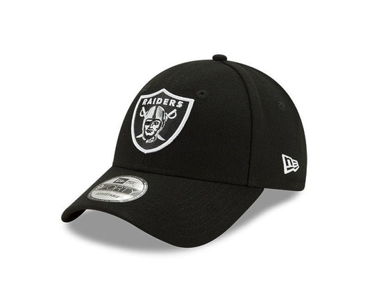 New Era 940 Adjustable League Cap ~ Oakland Raiders Team black white