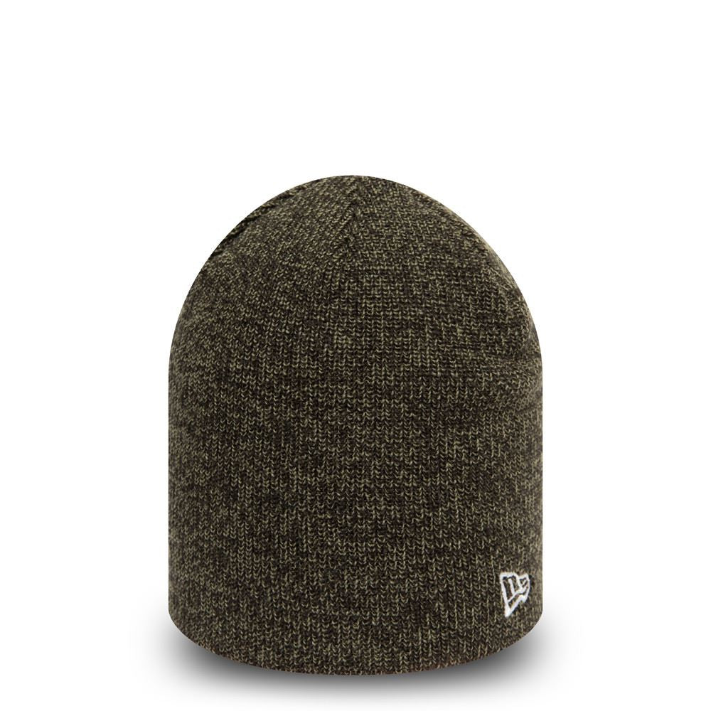 New Era Marl Essential Skull Knit Heather Beanie ~ New Era green