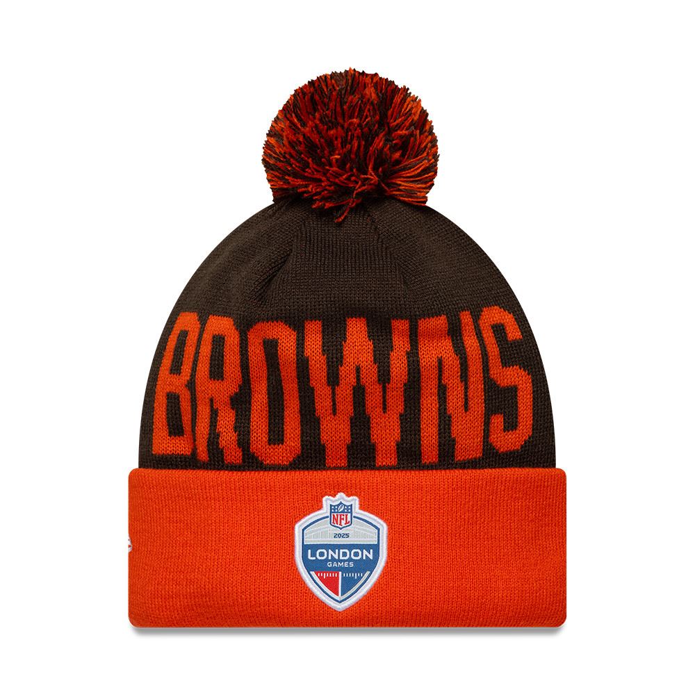 Cleveland Browns NFL London Games Cuff Knit Beanie Brown