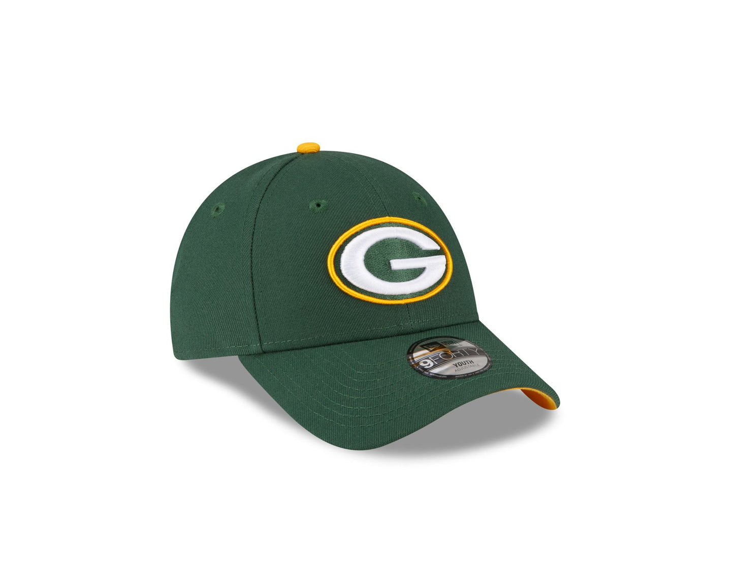 Green Bay Packers Cap Youth Adjustable NFL Green New Era The League 9Forty