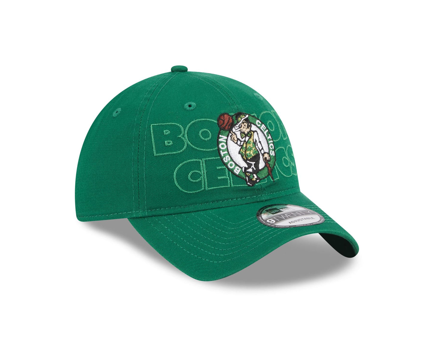 New Era Mens NBA Draft 9Twenty Adjustable Cap ~ Boston Celtics Green
