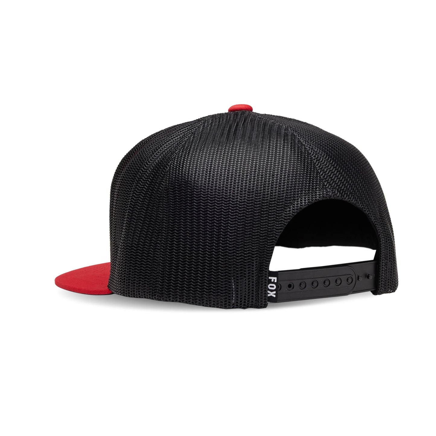 Fox Racing Mens Snapback Flat Peak Trucker Cap ~ Absolute Mesh red