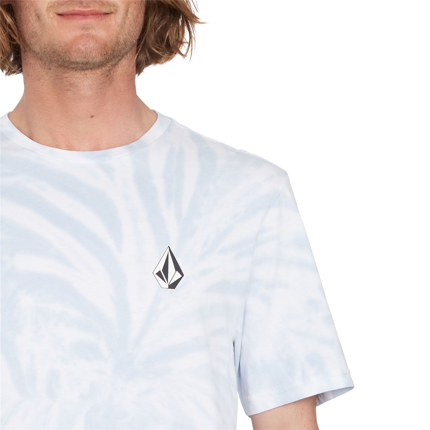 Volcom Cotton SS T-Shirt ~ Iconic Stone Dye blue