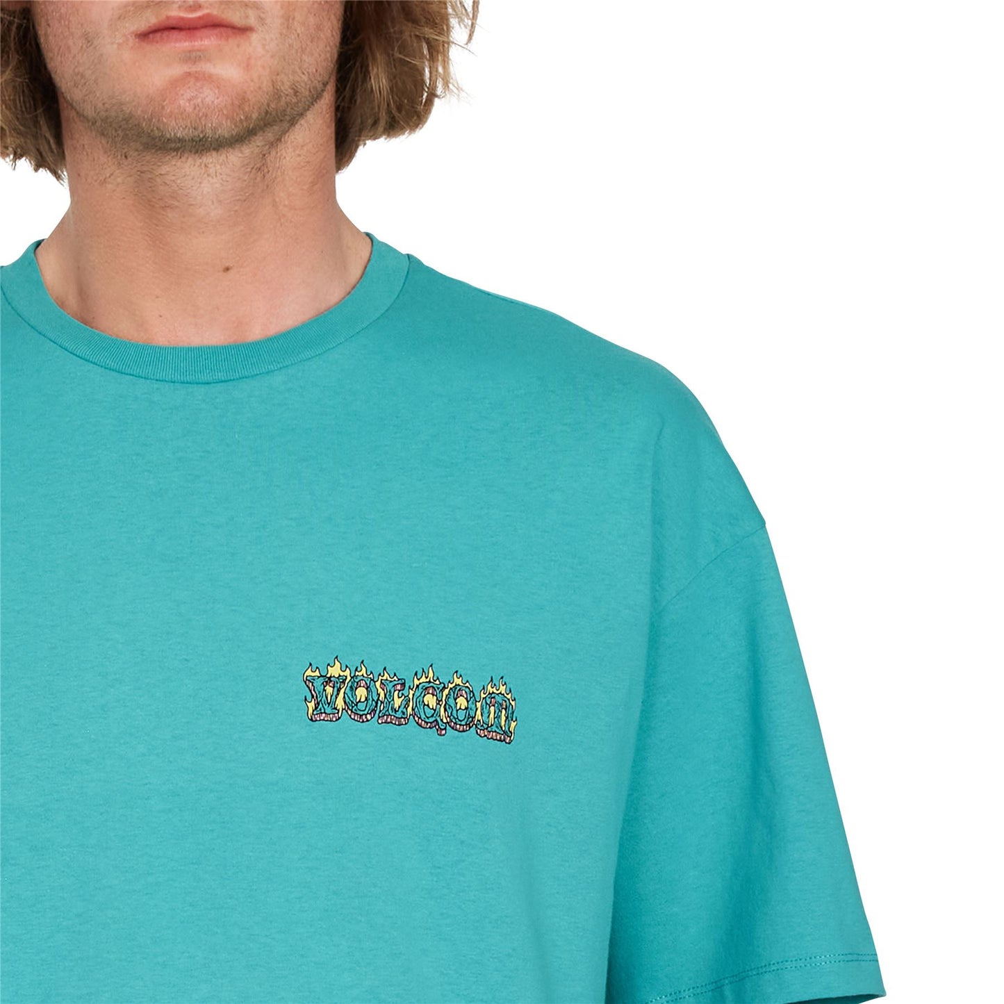 Volcom Cotton SS T-Shirt ~ Alstone teal