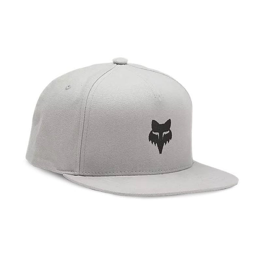 Fox Head Adjustable Snapback Hat Grey