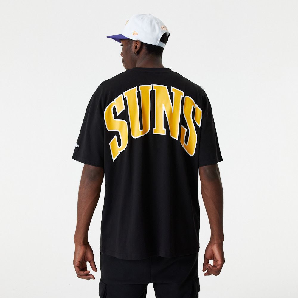 New Era Mens NBA Infill Logo OS T-Shirt ~  Phoenix Suns Black