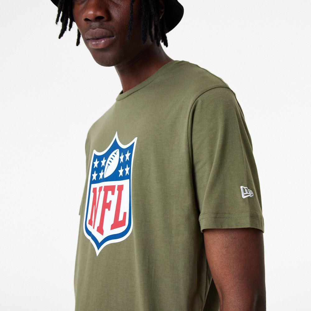 New Era Mens NFL Shield Graphic T-Shirt ~ NFL Olive