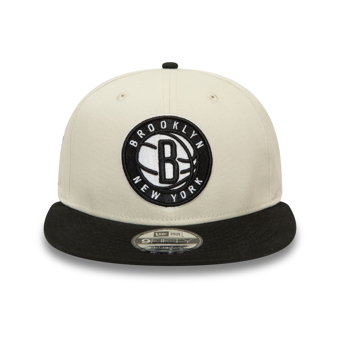 New Era Mens NBA Logo 9Fifty Cap ~ Brooklyn Nets stone brown