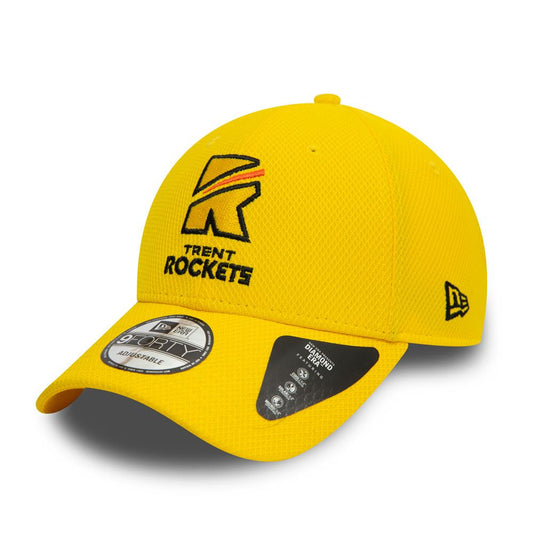 New Era Mens Diamond Era 9Forty 'The Hundred' Cap ~ Trent Rockets yellow