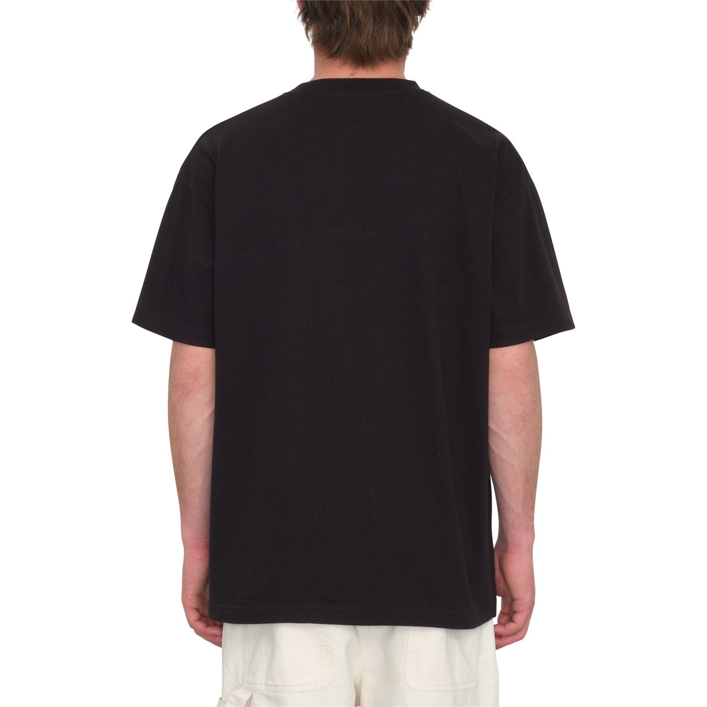 Volcom Mens SS Cotton Crew Neck T-Shirt ~ Stone LSE black