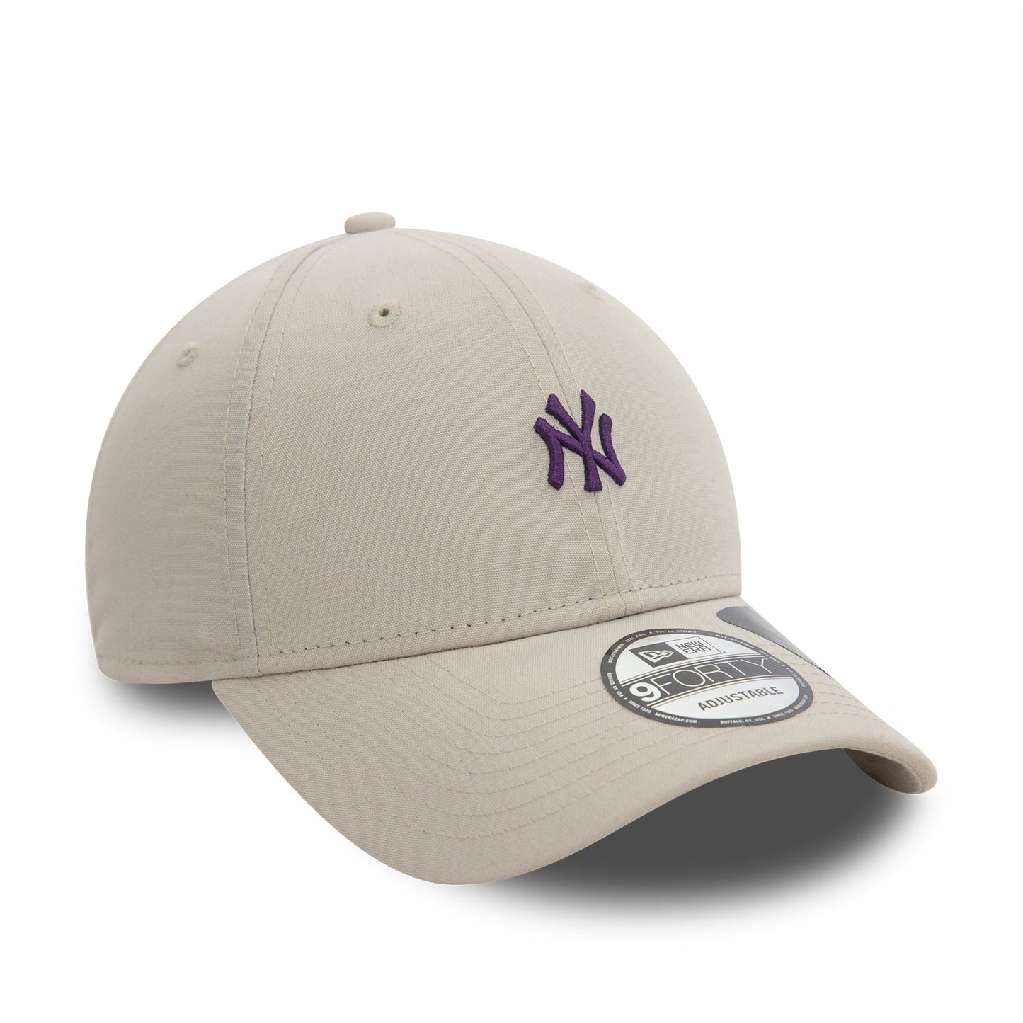 New York Yankees Repreve® Mini Logo Light Beige 9FORTY Adjustable Cap