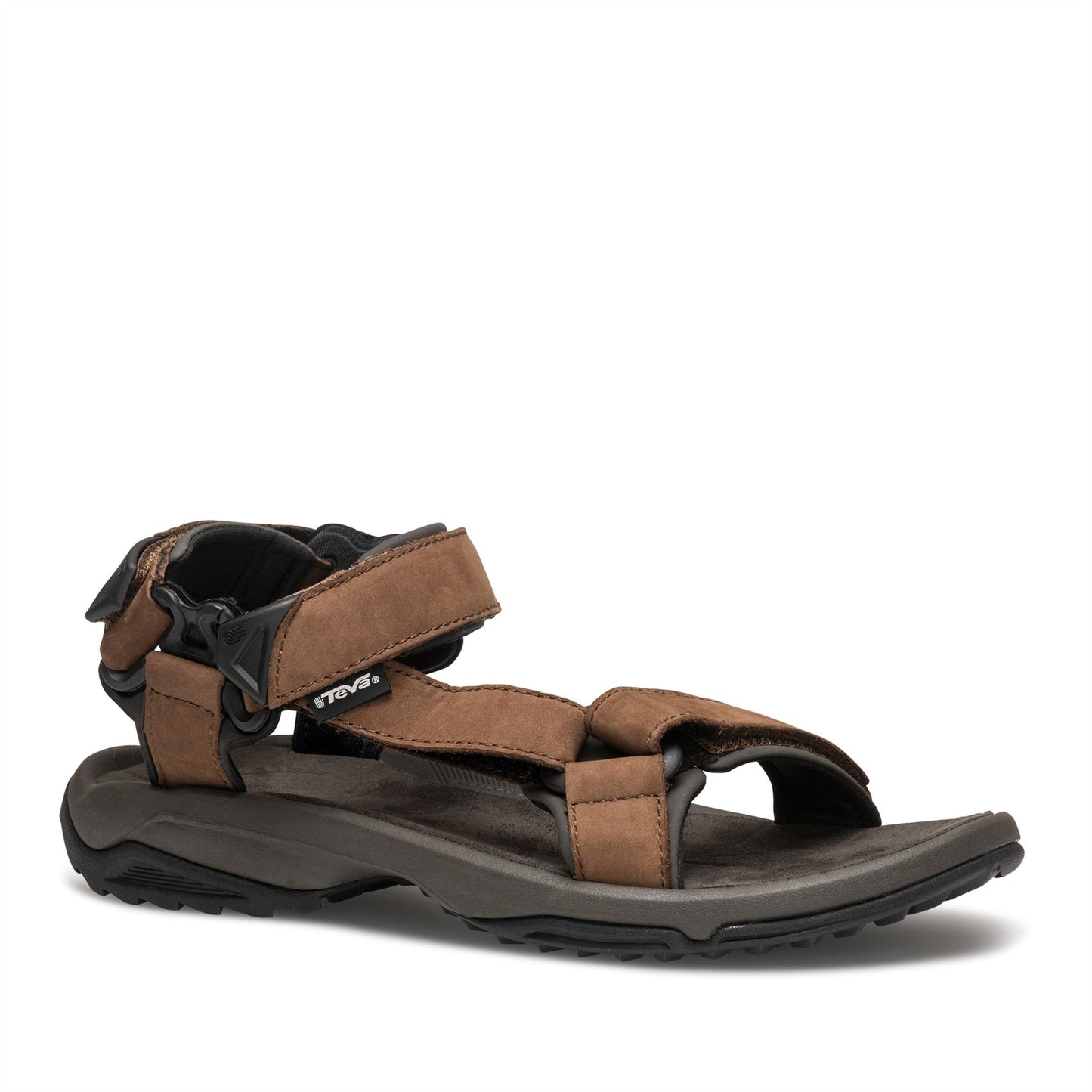 Teva Mens Walk And Hike Leather Sandals Terra Fl Lite brown