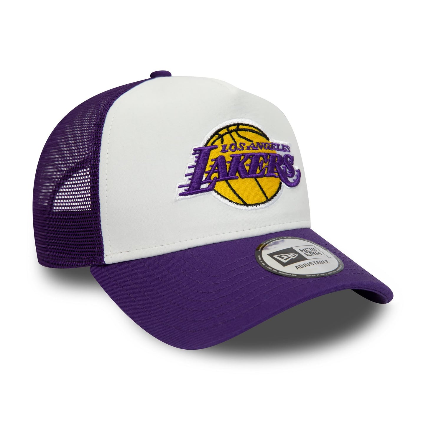New Era Mens Team Colour Adjustable Trucker  Cap ~ LA Lakers purple
