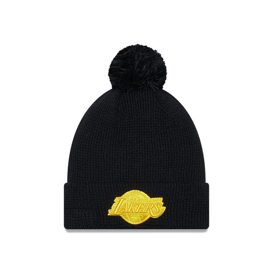 New Era Men's Team Bobble Beanie ~ LA Lakers black
