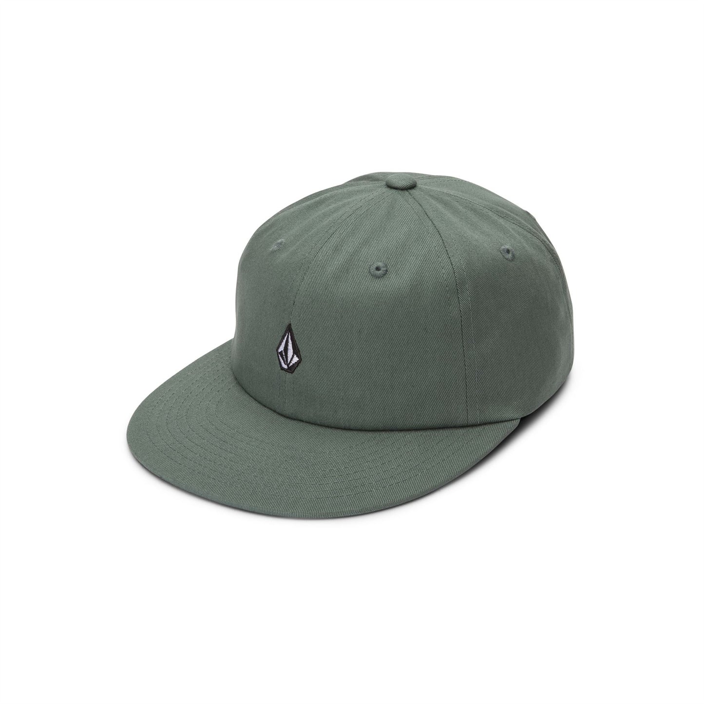 Volcom 6 Panel Flat Peak Adjustable Cap ~ Full Stone Dad abyss