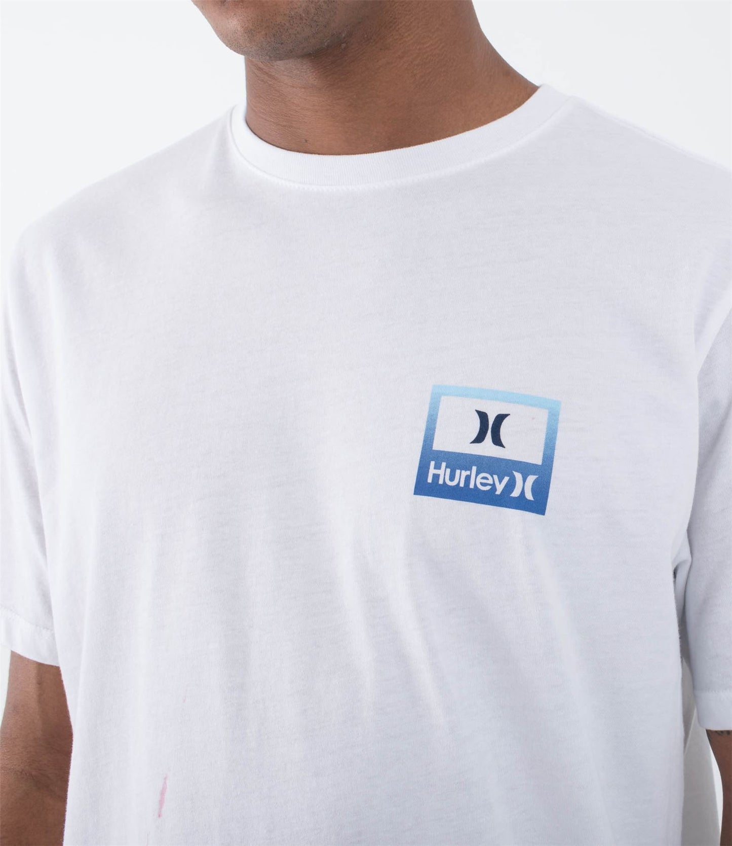 Hurley Divide T-Shirt White Short Sleeve