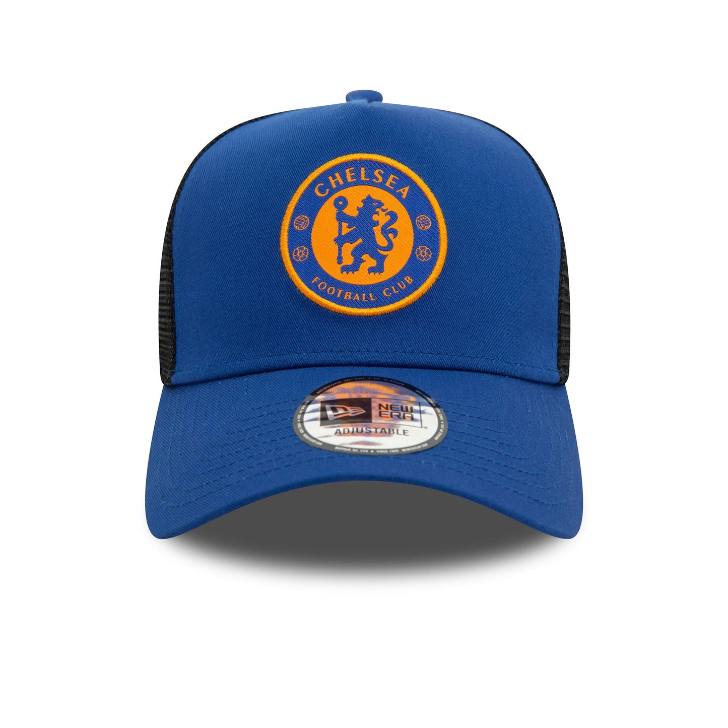 New Era Mens Seasonal Chelsea FC Lion Crest E-FrameTrucker Cap