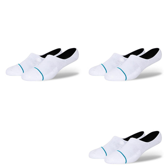 Icon 3 Pack No Show Socks Stance Mens White L